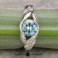 The "Linden" Ring in Platinum with 1.76-Carat Montana Sapphire