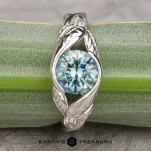 The "Linden" Ring in Platinum with 1.76-Carat Montana Sapphire
