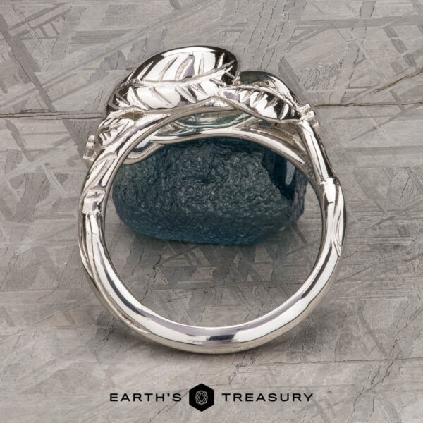 The "Linden" Ring in Platinum with 1.76-Carat Montana Sapphire The "Linden" Ring in Platinum with 1.76-Carat Montana Sapphire