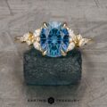The “Holly” Ring in 14k yellow gold with 2.43-Carat Montana Sapphire