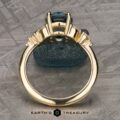 The “Holly” Ring in 14k yellow gold with 2.43-Carat Montana Sapphire