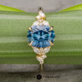 The “Holly” Ring in 14k yellow gold with 2.43-Carat Montana Sapphire
