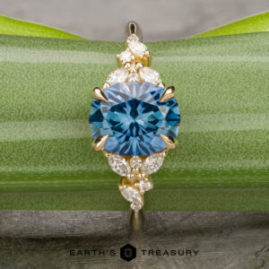 Saphir Bleu Naturel De Madagascar - 3.5 Mm - 0.20 Carat - Chauffé