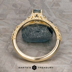 The "Deliah" ring in 14k yellow gold with 1.82-carat Montana sapphire