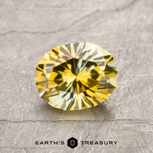 1.31-Carat Yellow-Gold Particolored Montana Sapphire (Heated)