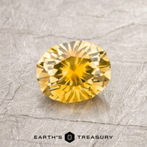 1.24-Carat Golden Yellow Montana Sapphire (Heated)