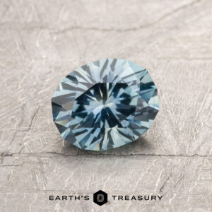 An aqua Montana sapphire in our "Serendipity" oval design