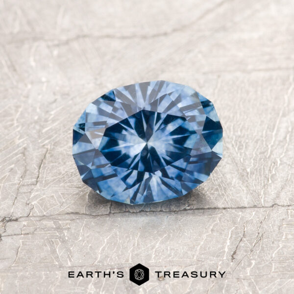 0.94-Carat Montana Sapphire (Heated) A blue Montana sapphire in our "Serendipity" oval design