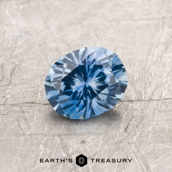 0.84-Carat Montana Sapphire (Heated) A blue Montana sapphire in our "Serendipity" oval design