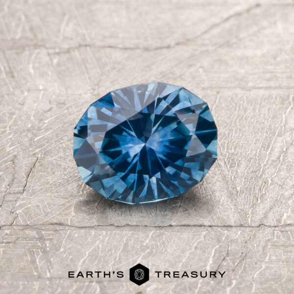 0.80-Carat Montana Sapphire (Heated) A blue Montana sapphire in our "Serendipity" oval design