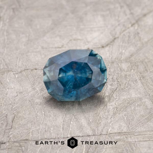1.50-Carat Deep Blue Green Montana Sapphire (Heated)