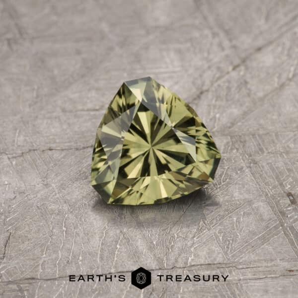 1.94-Carat Olive Green to Olive Brown Color Change Australian Sapphire (Heated)