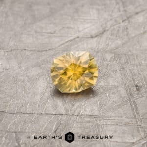 0.81-Carat Lemon Yellow Montana Sapphire