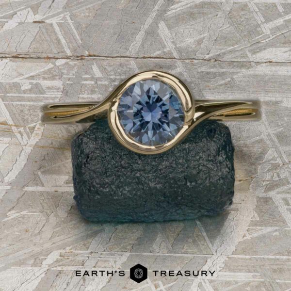 The "Milos" Ring in 14k yellow gold with 1.02-Carat Montana Sapphire The "Milos" Ring in 14k yellow gold with 1.02-Carat Montana Sapphire