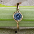 The "Milos" Ring in 14k yellow gold with 1.02-Carat Montana Sapphire