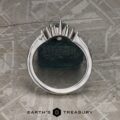 The Straight Sappho in 14k white gold with 0.86-carat Montana sapphire