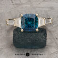The "Ariadne" Five-Stone Ring in 14k yellow gold with 2.41-Carat Montana Sapphire