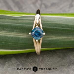 The "Alora" in 14k yellow gold with 0.97-Carat Montana Sapphire
