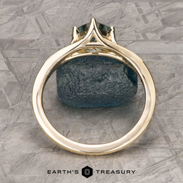 The "Alora" ring in 14k yellow gold with 0.97-Carat Montana Sapphire The "Alora" ring in 14k yellow gold with 0.97-Carat Montana Sapphire