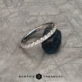 The Deluxe Pave “Madeline” Band in 18k white gold