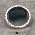 The Deluxe Pave “Madeline” Band in 18k white gold