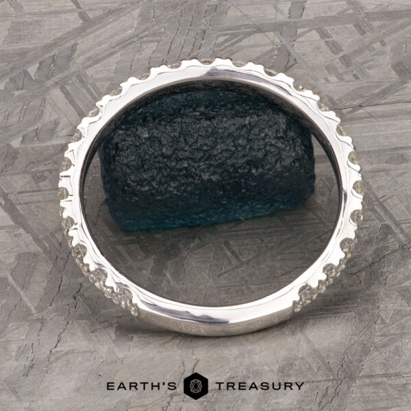 The Deluxe Pave “Madeline” Band in 18k white gold The Deluxe Pave “Madeline” Band in 18k white gold