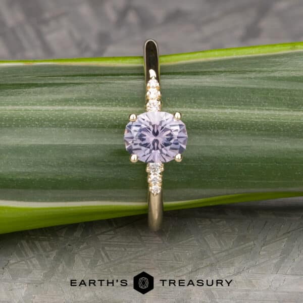 The "Paloma" in 14k yellow gold with 1.24-Carat Montana Sapphire