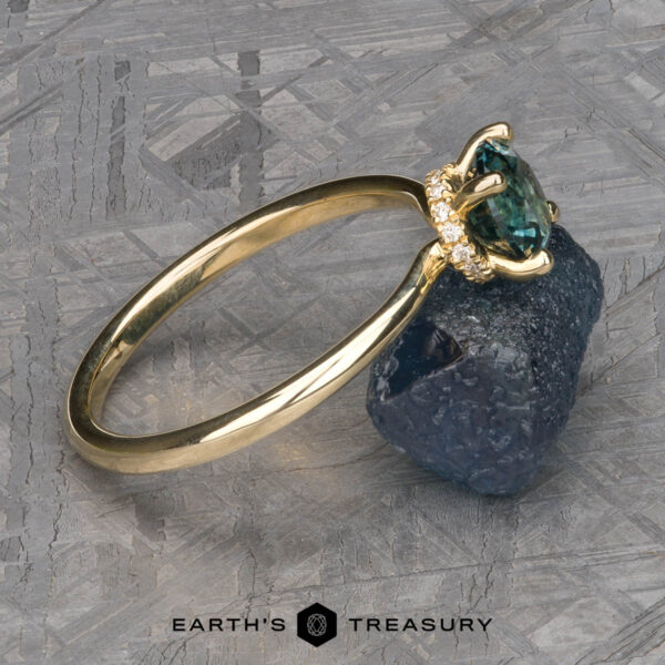 The "Felicia" ring in 14k yellow gold with 1.12-carat Montana sapphire The "Felicia" ring in 14k yellow gold with 1.12-carat Montana sapphire