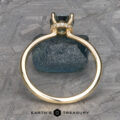 The "Felicia" ring in 14k yellow gold with 1.12-carat Montana sapphire
