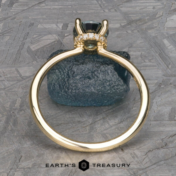 The "Felicia" ring in 14k yellow gold with 1.12-carat Montana sapphire The "Felicia" ring in 14k yellow gold with 1.12-carat Montana sapphire