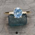 The "Paloma" ring in 14k yellow gold with 1.85-carat Montana sapphire