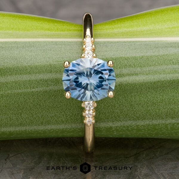 The "Paloma" ring in 14k yellow gold with 1.85-carat Montana sapphire The "Paloma" ring in 14k yellow gold with 1.85-carat Montana sapphire