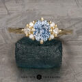 The Straight Sappho in 14k yellow gold with 1.06-carat Montana sapphire