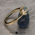 The Straight Sappho in 14k yellow gold with 1.06-carat Montana sapphire