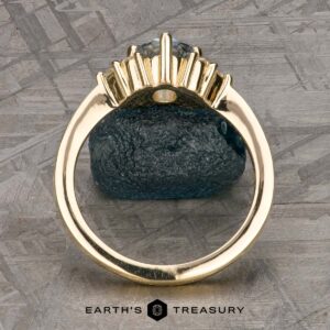 The Straight Sappho in 14k yellow gold with 1.06-carat Montana sapphire