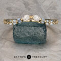 The ornate "Cattleya" band in 18k yellow gold