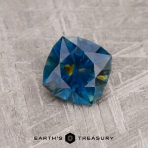 A particolored Montana sapphire in our "Stella" square design