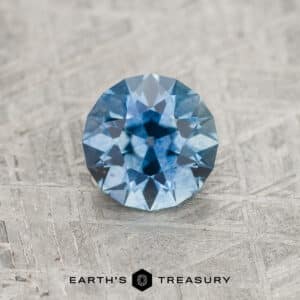 A blue Montana sapphire in an Old European-style cut (OEC)