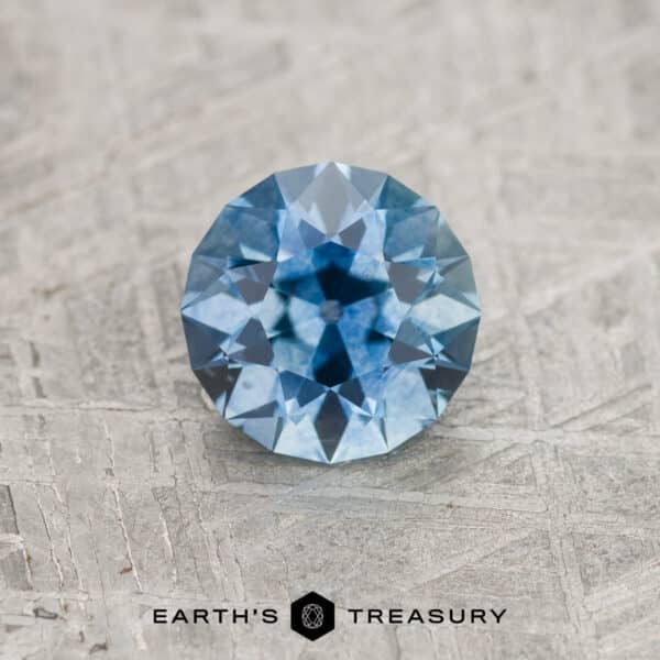 1.73-Carat Sky Blue Montana Sapphire (Heated) A blue Montana sapphire in an Old European-style cut (OEC)