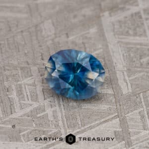 A particolored Montana sapphire in our "Serendipity" oval design