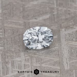 A gray Madagascar sapphire in our "Testudo" oval design