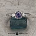 The "Nadine" in 14k white gold with 0.77-carat Montana sapphire