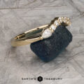 The "Clematis" band in 14k yellow gold