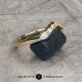 The "Clematis" band in 14k yellow gold