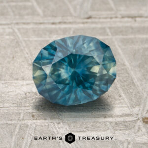 1.70-Carat Deep Blue-Green and Yellow Particolored Montana Sapphire (Heated)