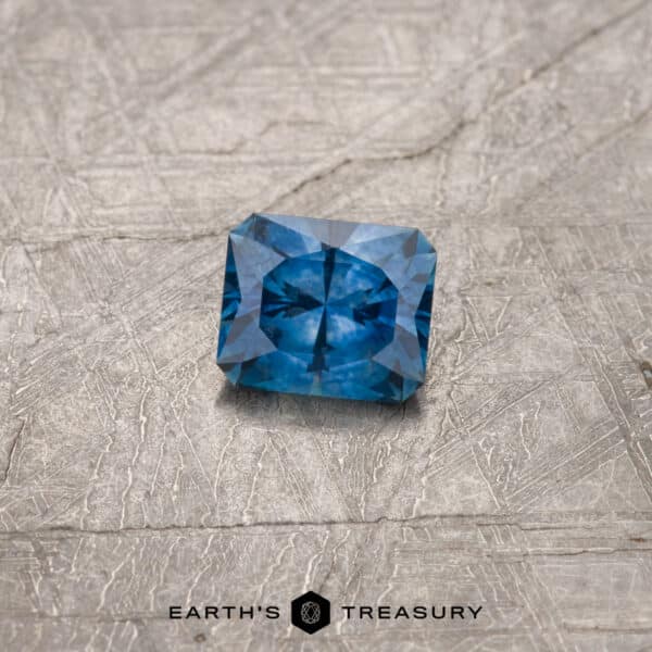 0.88-Carat Medium Blue Montana Sapphire (Heated)