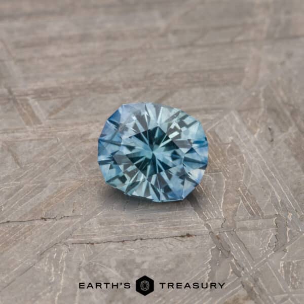 1.09-Carat Aqua-Blue Particolored Montana Sapphire (Heated)