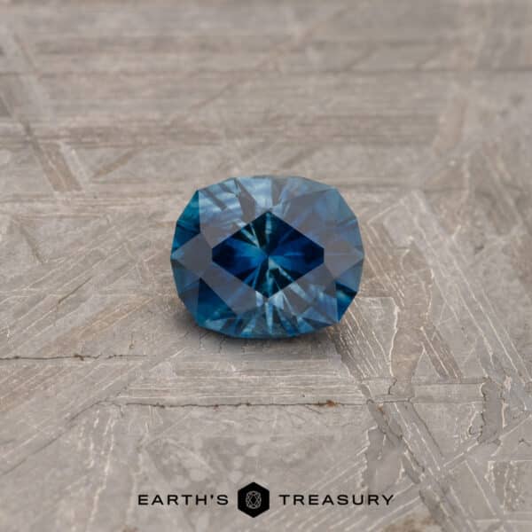 0.95-Carat Medium-Deep Blue Particolored Montana Sapphire (Heated)