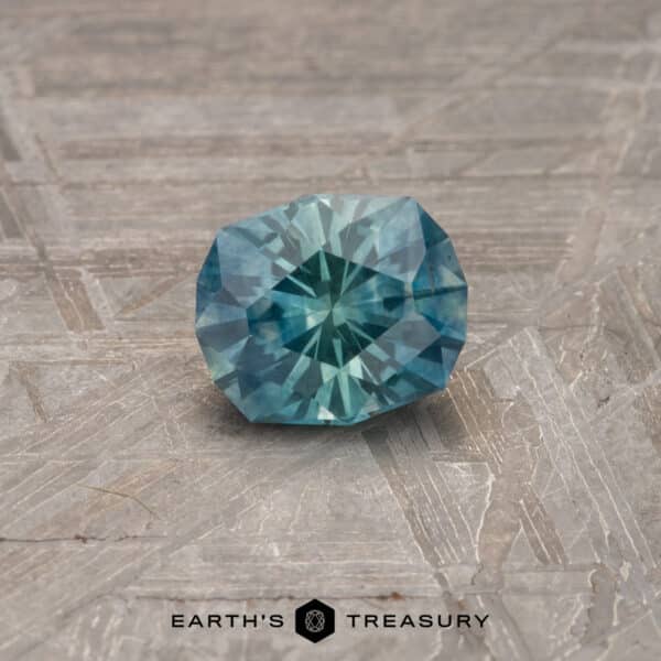 1.44-Carat Aqua-Teal Particolored Montana Sapphire (Heated)