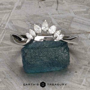 The "Annecy" Band in 14k white gold